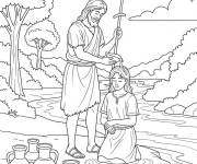 Coloriage Saint Jean baptisme