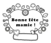 Coloriage Beau dessin comme cadeau pour la f&ecirc;te des grands m&egrave;res