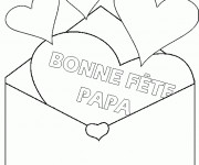 Coloriage et dessins gratuit En ligne Fête des Pères à imprimer