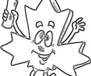 Coloriage C&eacute;l&eacute;brons la f&ecirc;te du Canada