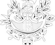 Coloriage Embl&egrave;me de la r&eacute;publique fran&ccedil;aise