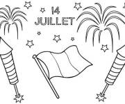 Coloriage Symboles du 14 Juillet