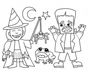 Coloriage Dessin Halloween en ligne