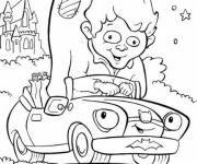 Coloriage Frankenstein de l'Halloween