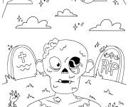 Coloriage Halloween &agrave; coloriera