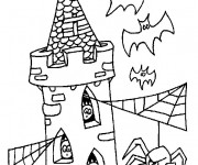 Coloriage Halloween Chauve Souris