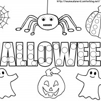 Coloriage et dessins gratuit Halloween enfants à imprimer