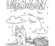Coloriage Halloween f&ecirc;te