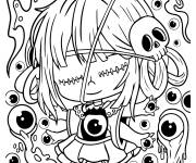 Coloriage Halloween pour CMP