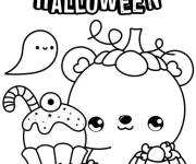 Coloriage Joyeux Halloween coloriable