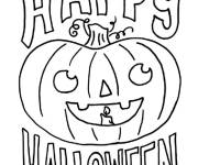 Coloriage Joyeux Halloween pour enfants