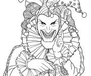 Coloriage Le Joker d'Halloween
