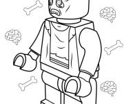 Coloriage Lego Zombie Halloween