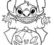Coloriage Stitch Halloween cp