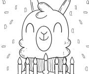 Coloriage Beau chat f&ecirc;te le hanoucca