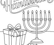 Coloriage Hanoukka jpg