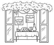 Coloriage Soucca et Hanoucca