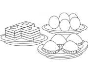 Coloriage G&acirc;teau de Holi