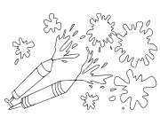 Coloriage et dessins gratuit Holi Pichkari facile à imprimer