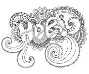 Coloriage Holi zentangle