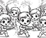 Coloriage Jeux de pichkaris &agrave; Holi