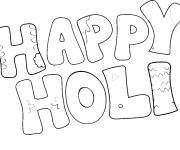 Coloriage Joyeux Holi en ligne
