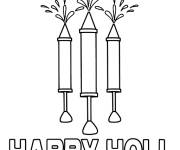 Coloriage et dessins gratuit Joyeux Holi petite section cp à imprimer