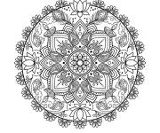 Coloriage Motif Holi Rangoli