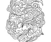 Coloriage Nuages ​​de poudre Holi