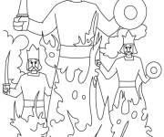 Coloriage Rituels hindoue &agrave; Holi