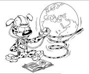 Coloriage Prot&eacute;geons notre plan&egrave;te Terre dessin anim&eacute;