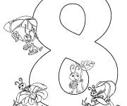 Coloriage 8 Mars de la femme maternelle