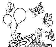 Coloriage Bonne f&ecirc;te de la femme