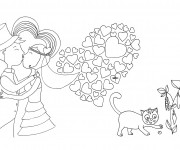 Coloriage Mariage et Amour