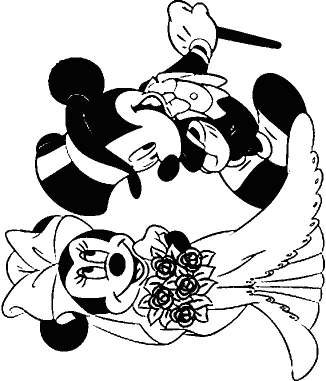 Coloriage Mickey Mouse Et La Jeune Mariee Dessin Gratuit A Imprimer Coloriage Mickey Mouse Et La Jeune Mariee Dessin Gratuit A Imprimer