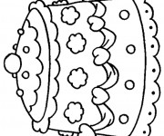Coloriage Un petit G&acirc;teau de Mariage
