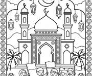 Coloriage Celebration de Eid Mawlid