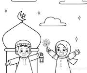 Coloriage C&eacute;l&eacute;brons le Mawlid