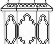 Coloriage Lanterne sur la f&ecirc;te de Mawlid