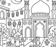 Coloriage Mawlid &agrave; d&eacute;couper