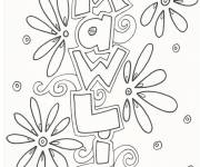 Coloriage Mawlid en artline