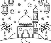 Coloriage Motifs de Mawlid