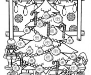 Coloriage et dessins gratuit Dessin mon beau sapin à imprimer