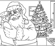 Coloriage Lettre au Père-Noël