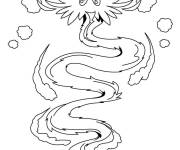 Coloriage Beau dragon pour le nouvel an chinois