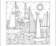 Coloriage et dessins gratuit Coloriage anti-stress Bonne annee à imprimer