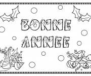 Coloriage et dessins gratuit Coloriage bonne année à imprimer