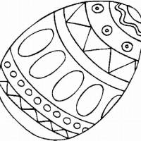 Coloriage et dessins gratuit Oeuf de Pâques à imprimer