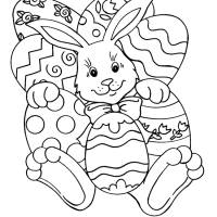Coloriage et dessins gratuit Pâques en Ligne à imprimer