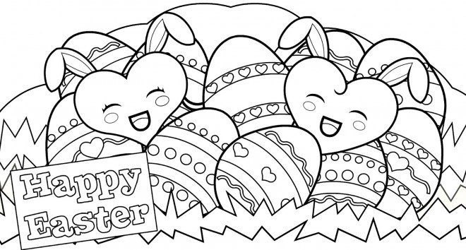 Coloriage Pâques Maternelle Dessin Gratuit à Imprimer